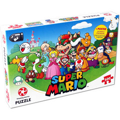 Mario Bros and Friends 500 Piece Jigsaw Puzzle