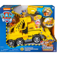 Paw Patrol Ultimate Rescue Construction Truck with Lights Sound and Mini Vehicle