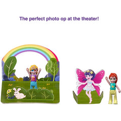 Polly Pocket Popcorn Un-Box It Movie Theater Theme 15+ Surprises