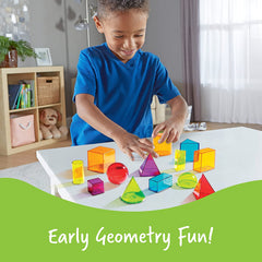 Learning Resources View-Thru Colourful Geometric Shapes