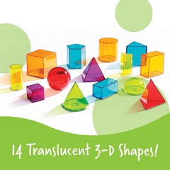 Learning Resources View-Thru Colourful Geometric Shapes