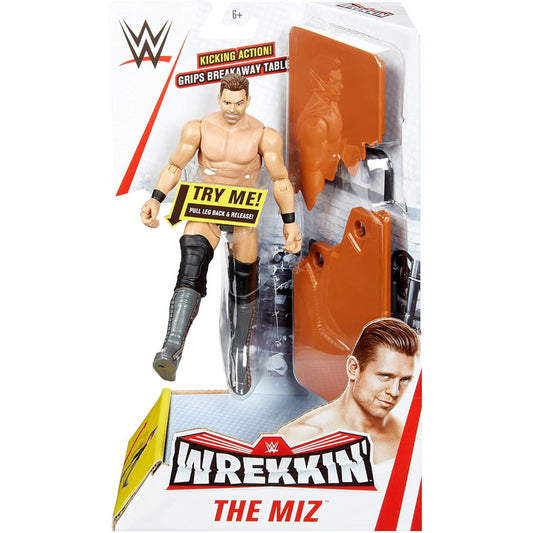 WWE GGP03 Wrekkin' 6-inch The Miz Action Figure with Wreckable Accessory - Maqio