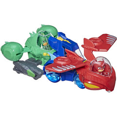 PJ Masks 3-In-1 Combiner Jet with mini figures and Vehicles