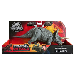 Jurassic World Dual Attack Dinosaur Action Figure - Triceratops