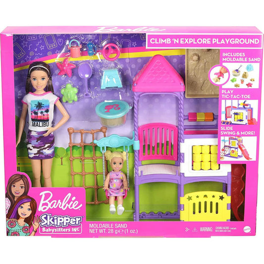 Barbie Skipper Babysitters Inc Climb n Explore Playground Dolls & Playset