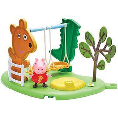 Peppa Pig Outdoor Fun Swing Playset With Peppa Figure