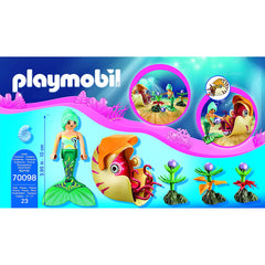 Playmobil 70098 Magic Mermaid Snail Gondola Playset