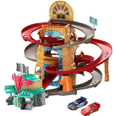 Cars Disney Pixar Radiator Springs Mountain Race Playset with 2 Vehicles