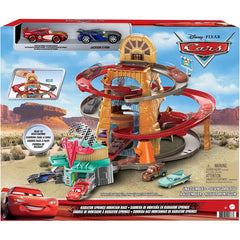 Cars Disney Pixar Radiator Springs Mountain Race Playset with 2 Vehicles