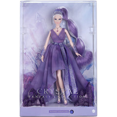 Barbie Signature Crystal Fantasy Collection Amethyst Doll & 13in Dress