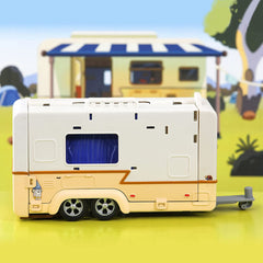 Bluey Caravan Playset with 3 Inch Figure and Picnic Accessories