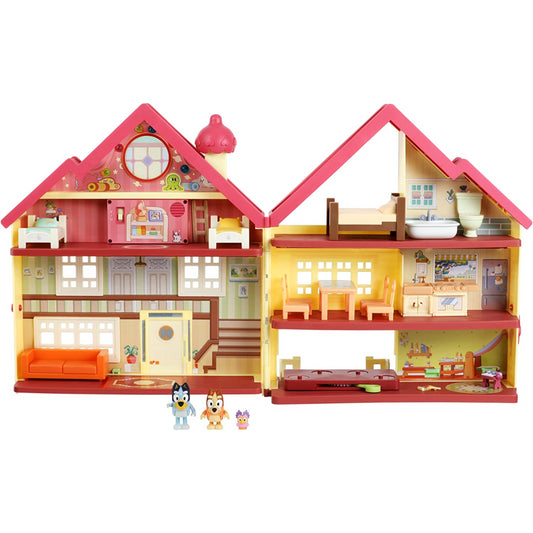 Bluey Ultimate Lights & Sounds Furnished Playhouse Collectable & 2.5in Figures