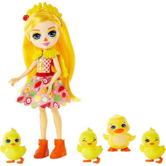 Enchantimals Dinah Duck Doll with Slosh & Family Set