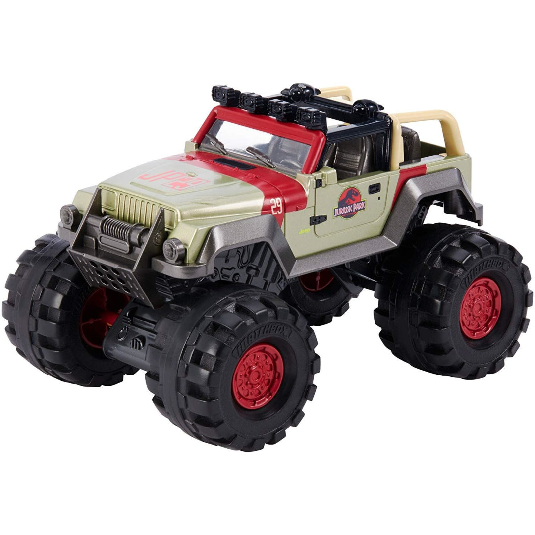 Jurassic World Matchbox 1:24 Scale Trucks -Gold Jeep Wrangler - Maqio