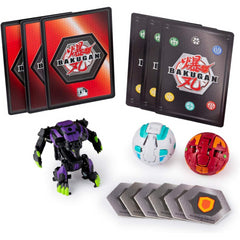 Bakugan Battle Planet Starter 3 Pack Action Figure Set  - Darkus Lupitheon