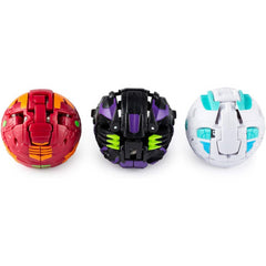 Bakugan Battle Planet Starter 3 Pack Action Figure Set  - Darkus Lupitheon