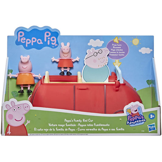 Peppa Pig Peppa's Adventures Red Family Car With Sounds and Figures