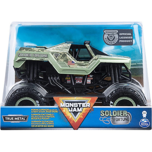 Monster Jam Truck Die-Cast Vehicle 1:24 Scale - Soldier Fortune