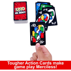 Uno Show ‘em No Mercy Card Game Parties and Travel With Extra Cards