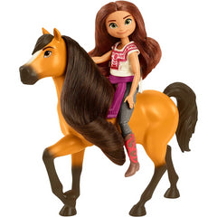 Spirit Untamed Lucky Doll 17cm with 7 Movable Joints & Spirit Horse 20cm