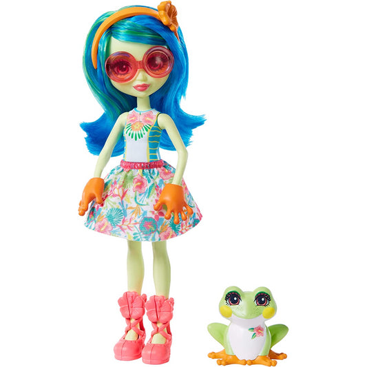 Enchantimals Tamika Tree Frog & Animal Friend Figure Burst