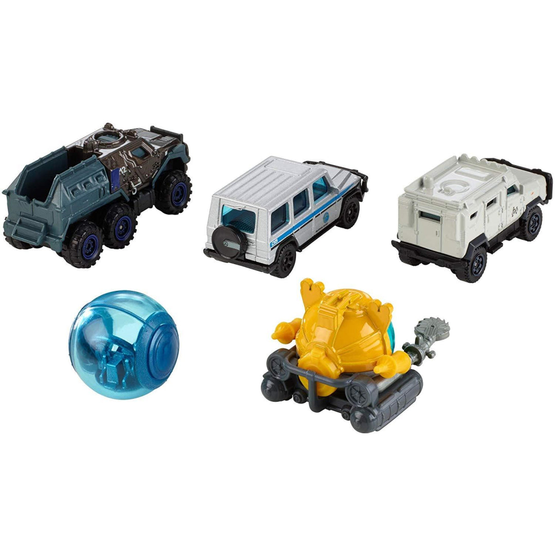 Matchbox Jurassic World 5 Pack Toy Vehicle Car Set FMY24 - Maqio