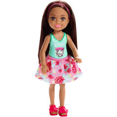 Barbie Club Chelsea Doll 6 Inch - Brunette Firece Tiger