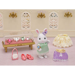 Sylvanian Families Fashion Play Set Jewels & Gems Collection with Figure