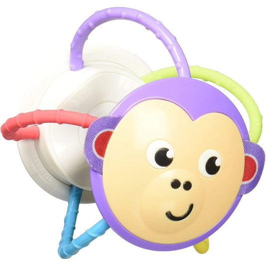 Fisher-Price Push & Gira Monkey Shaker Rattle Baby Toy