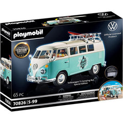 Playmobil 70826 Volkswagen T1 Camping Bus Blue Surfer Van