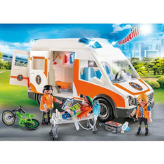 Playmobil 70049 City Life Ambulance with Flashing Lights