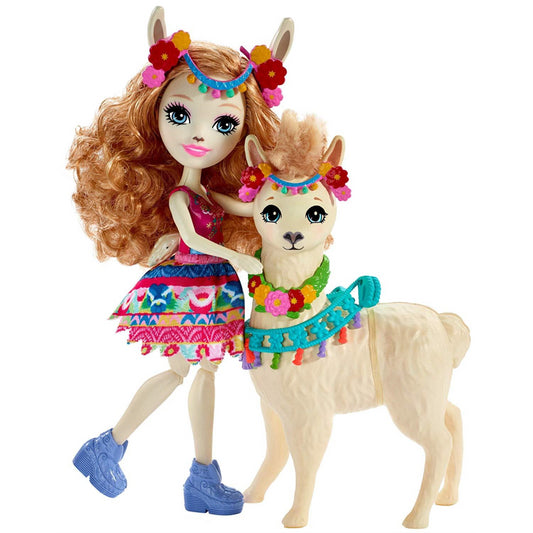 Enchantimals Lluella Llama Doll and Fleecy Figure 2 Pack FRH42 - Maqio