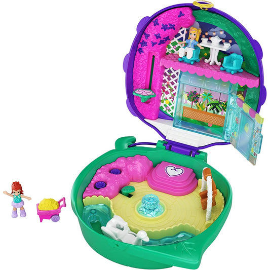 Polly Pocket Lil' Ladybug Garden Compact Play Playset