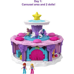 Polly Pocket Birthday Cake Countdown Shape, Package & 25 Surprises