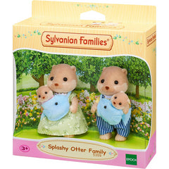 Sylvanian Families Splashy Otter Family of 4 Figures