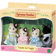 Sylvanian Families Tuxedo Cat Family of 4