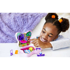 Polly Pocket World Backyard Butterfly Compact with Mini Figure