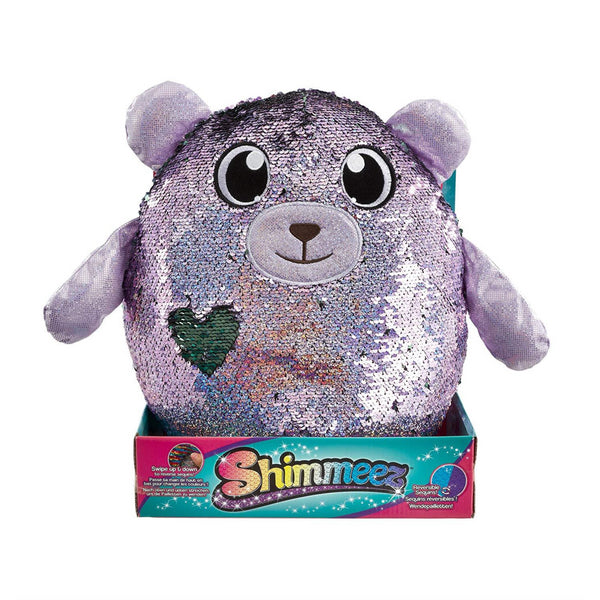 Shimmeez Beji The Bear Sparkling Sequin Changing Soft Toy