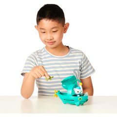 Octonauts Above & Beyond Deluxe Toy Vehicle & Figure - Gup-A Captain Barnacles