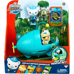 Octonauts Above & Beyond Deluxe Toy Vehicle & Figure - Gup-A Captain Barnacles