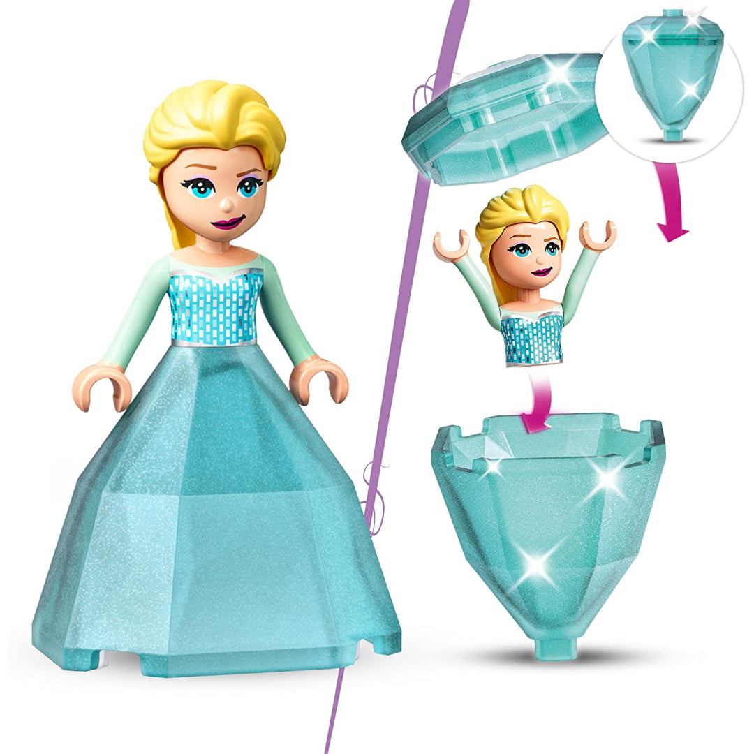 LEGO Disney Anna’s Castle Courtyard 43198 Diamond Dress Set, Buildable  Disney Princess Toy with Collectable Frozen 2 Mini Doll Figure