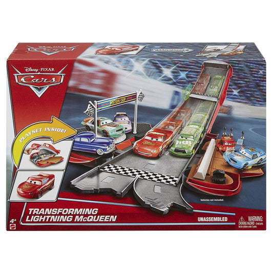 Disney Cars DVF38 Cars Transforming Lightning McQueen Playset - Maqio