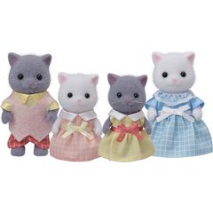 Sylvanian Families Persian Cat Family of 4 Figures