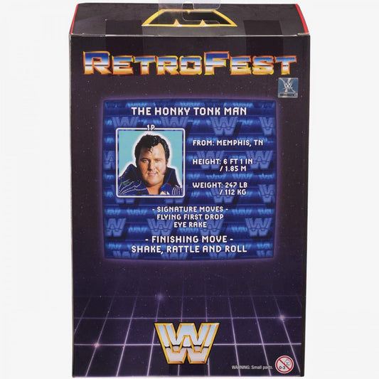 WWE RetroFest FNW91 Elite The Honky Tonk Man Collectible Action Figure Toy - Maqio