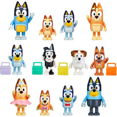 Bluey The Show 4 Pack 3in Bluey Bingo Chilli and Bandit  Action Figures