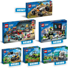 LEGO 60390 City Park Tractor Toy with Trailer Farm Vehicle Set