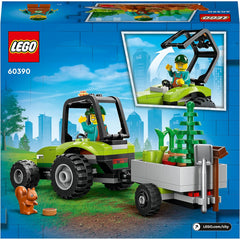 LEGO 60390 City Park Tractor Toy with Trailer Farm Vehicle Set