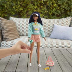 Barbie Clothes Fashion Pack By Roxy - Green Sweatshirt & Accessories