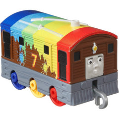 Thomas & Friends Fisher-Price Rainbow Toby Push-Along Train Engine