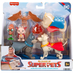 Fisher-Price DC League of Super-Pets Figure Multi-Pack Set